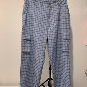 Misguided Plaid Joggers